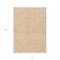 Homeroots 10' X 14' Peach And Ivory Abstract Washable Indoor Outdoor Area Rug 598997 - alternate 5