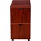 Boss Mobile Pedestal, File/File Mahogany, 16"x22"x29.5"H N149-M - alternate 1