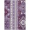 Homeroots 5' X 8' Purple Lavender And Ivory Aztec Washable Indoor Outdoor Area Rug 598497 - alternate 7