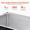 Vevor 33" Kitchen Sink Top Mount Single Bowl Drop-In Basin Stainless Steel Bar T332209RS1 - alternate 6