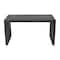 Homeroots 56" Graphite Reclaimed Wood Sled Writing Desk 608138 - alternate 1