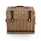 Picnic Time Family Of Brands Yellowstone Picnic Basket, Moka Collection - Brown with Beige & Red Accents 216-76-777-000-0 - alternate 6