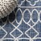 Jonathan Y Kafel Tribal Bohemian Blue/Ivory 2 ft. x 10 ft. Indoor/Outdoor Runner Rug SMB130D-210 - alternate 4
