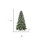 Homeroots 5' Green And White Full Fir Christmas Tree With Decorations 713049 - alternate 4