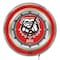 Holland Bar Stool Co University of Georgia Double Neon 19" Clock (Bulldog) Clk19GA-Dog - alternate 1
