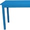 Homeroots 60" Caribbean Blue Solid Wood Dining Table 548917 - alternate 6