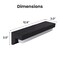 Techko Outdoor Solar Aluminum Long Wall Sconce with Motion Sensor & LED Lightbar, 8PK SML-3206-1-8PK - alternate 4