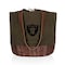 Picnic Time Family Of Brands NFL Las Vegas Raiders - Coronado Canvas and Willow Basket Tote 203-00-140-234-2 - alternate 1