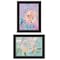 Homeroots Set Of Two Bloom for Yourself 2 Black Framed Print Wall Art, 2PK 406214 - alternate 1