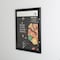 M&T Displays 22x28 Inch Enclosed Lockable Sealed Poster Showboard Black Aluminum Noticeboard USBBS00022X2000 - alternate 6
