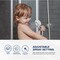 Supply Giant Shower Head, 3 Function Massage Showerhead, 1.8 GPM, 2.93 Face Diameter, Handheld, Chrome 74-45230I - alternate 6