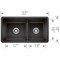 Blanco Precis Reversible 1-3/4 w/Low Divide, Anthracite 442525 - alternate 6
