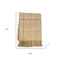 Homeroots 50" X 67" Stone And White Cotton Blend Woven Plaid Throw Blanket with Fringe 633073 - alternate 5