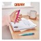 Bic Four-Color Smooth Multi-Color Ballpoint Pen, Retractable, Medium 1mm, Black/Blue/Purple/Red Ink, 2PK MMSGP2-AST - alternate 3