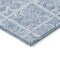 Homeroots 5' X 8' Sky Blue And Denim Blue Medallion Washable Indoor Outdoor Area Rug 589345 - alternate 6