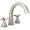 Delta Stryke Three Hole Roman Tub Trim, 12.25 in, Lumicoat Stainless T27776-SS-PR - alternate 1