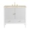 James Martin Vanities Myrrin 36" Vanity, Bright White, w/ 3 CM Tajnar Eclos Top 485-V36-BW-3TJR - alternate 1