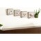 Homeroots Set of Four Brown Bird Square Wood Plaques Hanging Wall Decor, 4PK 516342 - alternate 2