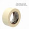 3M Masking Tape, 48 mm W x 55 m L, 4.4 mil Thick, Tan, Rubber Adhesive, 24 PK 201+ - alternate 6