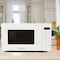Black & Decker 0.7 Cu Ft 700 Watt LED Digital Microwave Oven in White with Child Safety Lock EM720C2GS-PM - alternate 4