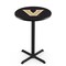 Holland Bar Stool Co 42" Blk Wrinkle Vanderbilt Pub Table, 36" dia. Top L211B4236Vander - alternate 1