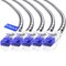 Maximm Cat6 Patch Cable 1ft, 5PK, White, 5PK C6BRD-5PK-WH-1FT - alternate 1