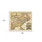 Homeroots Vintage 1718 Map Of New France Unframed Print Wall Art 391943 - alternate 3