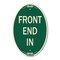Signmission Front End In, 12 Inch X 18 Inch Architectural Oval, Heavy Gauge Aluminum A-OV-G-1218-23938 - alternate 1