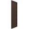 Ekena Millwork True Fit PVC Single Panel Herringbone Modern Style Fixed Mount Shutters, Raisin Brown, 18W x 44H, PR TFP001HB18X044TB - alternate 7
