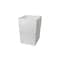 Oasis Spa Collection Rectangular Indoor Plastic Can, White, 12 PK O105WHT - alternate 1