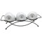 Gibson Elite Gibson Splendid Grace 4 pc Serving Set with Metal Rack in White 92604.04 - alternate 4