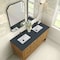 James Martin Vanities Breckenridge 60 in. Double Vanity, Light Natural Oak, w/ 3 CM Charcoal Soapstone Quartz Top 330-V60D-LNO-3CSP - alternate 3