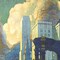 Homeroots 20" X 30" Vintage 1929 Chicago Michigan Ave Travel Poster Wall Art 394337 - alternate 3