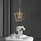 Jonathan Y Pagoda 8" 1-Light Classic Traditional Metal Cage Lantern LED Pendant, Gold Painting JYL7618B - alternate 5