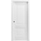 Sartodoors Sliding French Pocket Door 32 x 80in W/, Lucia 8831 White Silk, Kit Trims Rail Hardware LUCIA8831PD-WS-32 - alternate 1