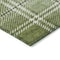Homeroots 10' X 14' Green Black And Ivory Plaid Washable Indoor Outdoor Area Rug 596338 - alternate 4