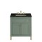 James Martin Vanities Chicago 30" Single Vanity, Smokey Celadon, w/ 3 CM Phantome Eclos Top 503-V30-SC-3PHT - alternate 1