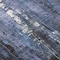 Homeroots 8' Blue And Ivory Round Abstract Washable Indoor Outdoor Area Rug 617652 - alternate 7