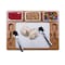 Picnic Time Family Of Brands Parlor Ice Cream Mixing Set, Bamboo & Marble 870-00-505-000-0 - alternate 6