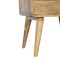 Homeroots 22" Brown Solid Wood Two Drawer Nightstand 701702 - alternate 6