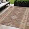 Homeroots 5' X 8' Brown Geometric Washable Indoor Outdoor Area Rug 607429 - alternate 1
