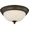 Vaxcel Stevens 15-in W LED Vintage Bronze Transitional Flush Mount Ceiling Light Fixture C0293 - alternate 1