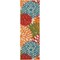 Homeroots 6' Orange Red Green And Blue Floral Indoor Outdoor Runner Rug 546656 - alternate 1