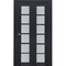 Sartodoors Sliding Closet Bi-fold Doors Solid Core Modern Interior VEREGIO7602BF-ANT-84 x 96 (2* 42x96) - alternate 1