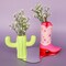Art 101 Paint Your Own Ceramic Vase Art Set with Cactus and Cowboy Boot Designs 41050MB - alternate 4