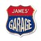 Signmission James's Garage, 12 Inch X 12 Inch, Plastic Sign SHI-P-12-383-JAMES - alternate 1