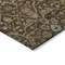Homeroots 5' X 8' Chocolate Red And Green Floral Washable Indoor Outdoor Area Rug 604584 - alternate 7