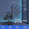 Simple Deluxe YSSOA Gaming Chair, Computer Chair with Footrest, Height Adjustable and 90 Deg-135 Deg Tilt Functio FNCHARGAME01BBLUFR - alternate 5