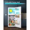 Black&Decker 12.1 cu.ft Top Mount Refrigerator / Freezer -White BR1210HW - alternate 6