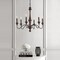 Jonathan Y Oakley 25" 6-Light Midcentury Farmhouse Iron LED Chandelier, Wood Finished/Oil Rubbed Bronze JYL1320A - alternate 6